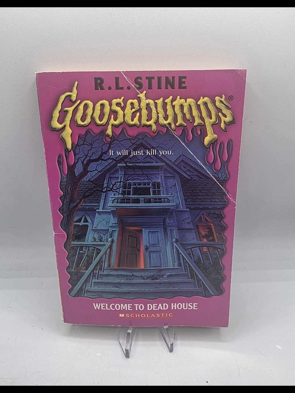 Goosebumps Welcome to Dead House R.L. Stine 1992 1st Scholastic Printing